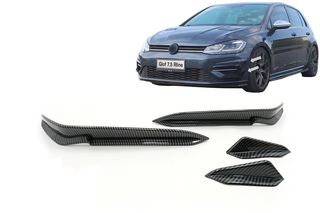 ΣΕΤ ΣΠΟΙΛΕΡ VW Golf 7.5 5G R Hatchback (2017-2020) Carbon Look