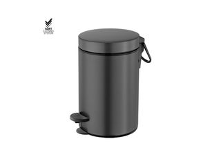 Sanco Waste Bins Χαρτοδοχείο 3lt Soft Closing System Σκούρο γραφίτη 90689-122