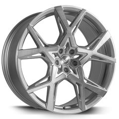 Barracuda project X silver brushed surface 10x22