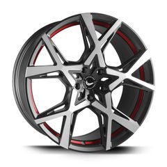 Barracuda project X black brushed surface undercut Trimline κόκκινο 10x22