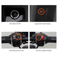 Roller / Scooter 2022 H1 3000W 60V  2X26 AH-thumb-6