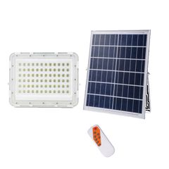 Ηλιακός Προβολέας LED HSL-3855-60W (SL-3855) με Φωτοβολταϊκό Πάνελ 10W Διαστάσεων: 265 x 175x 18 mm