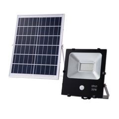Ηλιακός Προβολέας LED HSL-TGD-3520-50W (LO-SLTGD3520) με Φωτοβολταϊκό Πάνελ 10W Διαστάσεων: 350 x 240 x 18 mm