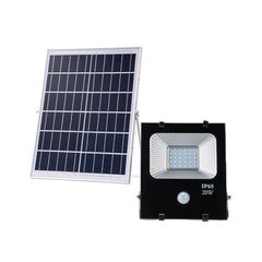 Ηλιακός Προβολέας Led HSL-TGD-3520-20W (LO-SLTGD3520) με Φωτοβολταϊκό Πάνελ 6W Διαστάσεων: 265 x 175 x 15mm