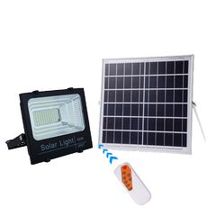 Ηλιακός Προβολέας LED HSL-1909-60W με Φωτοβολταϊκό Πάνελ 15W Διαστάσεων: 420 x 370 x 18mm
