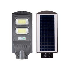 Ηλιακός Προβολέας Led HSL-2010-60 (LO-LM2010) 60W Απόδοση με Φωτοβολταϊκό Πάνελ Διαστάσεων: 485 x 220 mm.