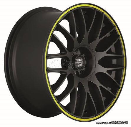 Barracuda Karizzma mattblack puresports color trim κίτρινο 7,5x17
