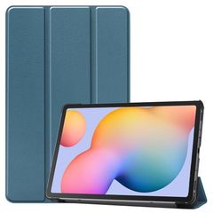 Δερμάτινη Θήκη Βιβλίο Tri-Fold με Βάση Στήριξης για Samsung Galaxy Tab S6 Lite 10.4 - Σκούρο Πράσινο