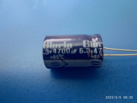 4700MF 6,3V 10τεμ. Ηλεκτρολυτικός πυκνωτής