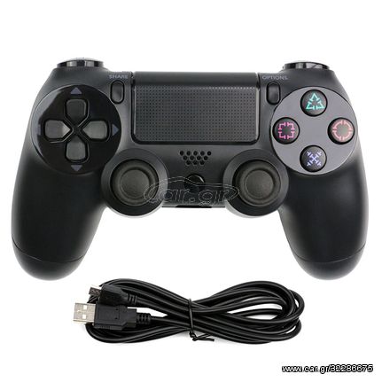 Ενσύρματο Joystick Game Controller Doubleshock 4 για PS4 / Android / PC / Xbox 360 / PS3 - Μαύρο