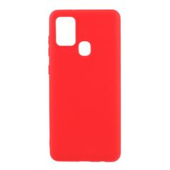 Θήκη Σιλικόνης TPU Ματ για Samsung Galaxy A21s - Κόκκινο