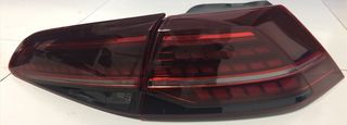 Φανάρια πίσω VW Golf 7 (2012-2016) look Golf 7.5 με LED Dynamic φλας