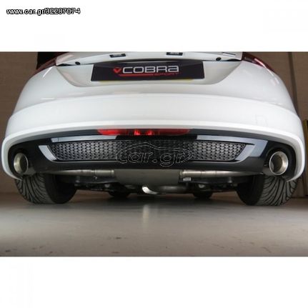 Εξάτμιση από καταλύτη και πίσω της Cobra Sport για Audi TT MK2 1.8 / 2.0 TFSi 2011-2014 2WD (AU36)