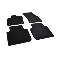 Πατάκια δαπέδου μοκέτας Standard μαύρα για Skoda Kodiaq/ Volkswagen Tiguan Allspace/ Seat Tarraco 4τμχ