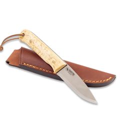Casstrom Woodsman Curly Birch Carbon Steel