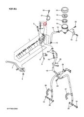 YZF-R1(2004-2008),YZF-R6(2005-2016),MT-01(2005-2006) YAMAHA ΒΙΔΑ ΕΞΑΕΡΩΣΗΣ KIT ΕΜΠΡΟΣ ΑΝΤΛΙΑΣ ΦΡΕΝΟΥ-thumb-2