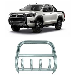 Toyota Hilux (Invincible) 2020+ Bull Bar Inox [Heron]