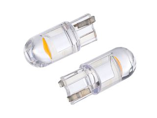 K2 Σετ LED WY5W 12V T10 2τμχ 1Χ F10 LED 1800Κ πορτοκαλι