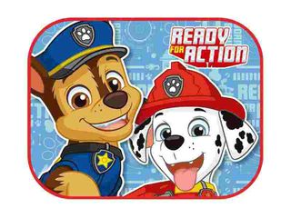 Σετ 2 τεμαχίων ηλιοπροστασίες αυτοκινήτου Paw Patrol Ready for Action 44x35cm