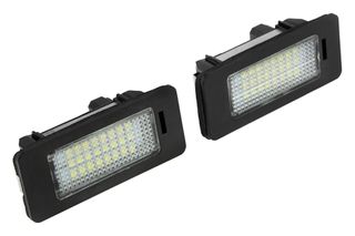 LED Πλαφονιέρας πίσω πινακίδας ΝΤΥ για BMW 3 E90/E91 2004- 5 E39 E60/E61 X5 CANBUS LED 2τμχ