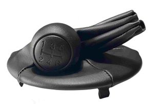 OEM Φουσκα με πομολο λεβιε 5 ταχυτητων για FIAT PANDA (μαυρο) NSP344B