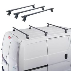 Μπάρες Οροφής Σιδερένιες CRUZ Cargo Spro-120cm 922-444 Σετ Με Πόδια Για VW Caddy 11-20 3 Τεμάχια