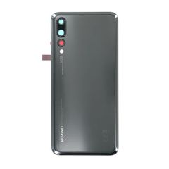 Καπάκι Μπαταρίας για Huawei P20 Pro Back Cover με Camera glass Μαύρο