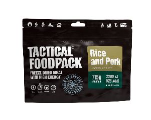 Tactical Foodpack τροφή επιβίωσης Rice and Pork