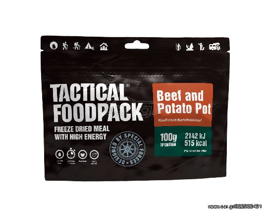 Tactical Foodpack τροφή επιβίωσης Beef and Potato Pot