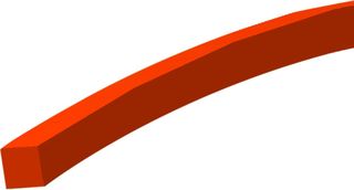 Τετράγωνη μεσινέζα σε πορτοκαλί χρώμα διαμέτρου 2.4mm και μήκους 83m ΒΑΧ