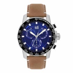 Visetti CHRONO-L, Men's Watch, Brown Leather Strap ZE-SW694SKC