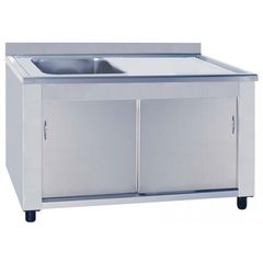 ΠΡΟΣΦΟΡΑ!!! Λάντζα κλειστή 120x70x85cm με 1 γούρνα