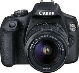 Canon DSLR Φωτογραφική Μηχανή EOS 2000D Kit (EF-S 18-55mm F3.5-5.6 DC III)