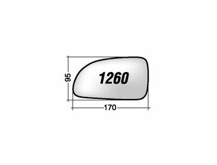 ΚΡΥΣΤΑΛΛΟ ΚΑΘΡΕΠΤΗ HYUNDAI ACCENT '01-'03 (ΧΡΩΜΙΟ) ΑΡΙΣΤΕΡΟ ΧΩΡΙΣ ΒΑΣΗ