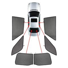 ΚΟΥΡΤΙΝΑΚΙΑ ΜΑΡΚΕ CAR SHADES ΓΙΑ VW ID4 5D 2020+ - 6 ΤΕΜ.