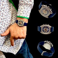Vinca NOS chronograph vintage Valjoux 7734