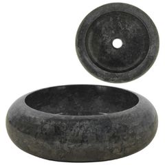 Νιπτήρας Μαύρος 45 x 12 εκ. Μαρμάρινος 142766