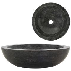 Νιπτήρας Μαύρος 40 x 12 εκ. Μαρμάρινος 142774