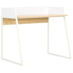 Γραφείο Λευκό / Χρώμα Δρυός 90 x 60 x 88 εκ. 20265