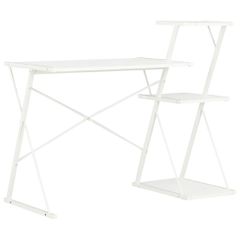 Γραφείο με Ράφια Λευκό 116 x 50 x 93 εκ. 20287