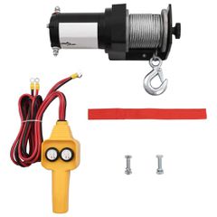 Ηλεκτρικό βαρούλκο 12V 907 KG Συρματόσχοινο Τηλεχειριστήριο 210229