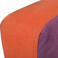 Πολυθρόνα Cube με Σχέδιο Patchwork Υφασμάτινη 240813-thumb-3