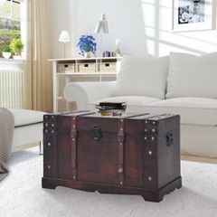 Σεντούκι Θησαυρού Vintage Στιλ 66 x 38 x 40 εκ. Ξύλινο 245478