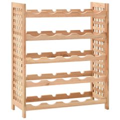 Κάβα Κρασιών για 25 Μπουκάλια 63x25x73 εκ. Μασίφ Ξύλο Καρυδιάς 247101