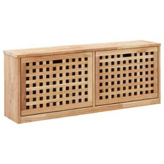 Παπουτσοθήκη / Πάγκος 94 x 20 x 38 εκ. από Μασίφ Ξύλο Καρυδιάς 247599