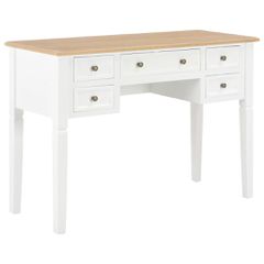 Γραφείο Λευκό 109,5 x 45 x 77,5 εκ. Ξύλινο 280069