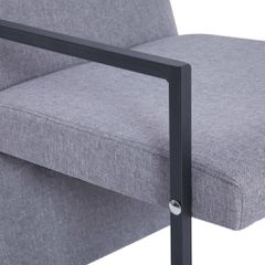 Πολυθρόνα Ανοιχτό Γκρι Υφασμάτινη 282155-thumb-5