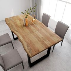 Τραπεζαρία 180 x 90 x 76 εκ. από Μασίφ Ξύλο Ακακίας 286472