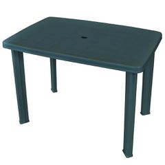 Τραπέζι Κήπου Πράσινο 101 x 68 x 72 εκ. Πλαστικό 43593