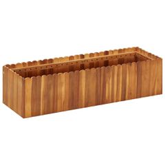 Ζαρντινιέρα Υπερυψωμένη 100 x 30 x 25 εκ. Μασίφ Ξύλο Ακακίας 45918